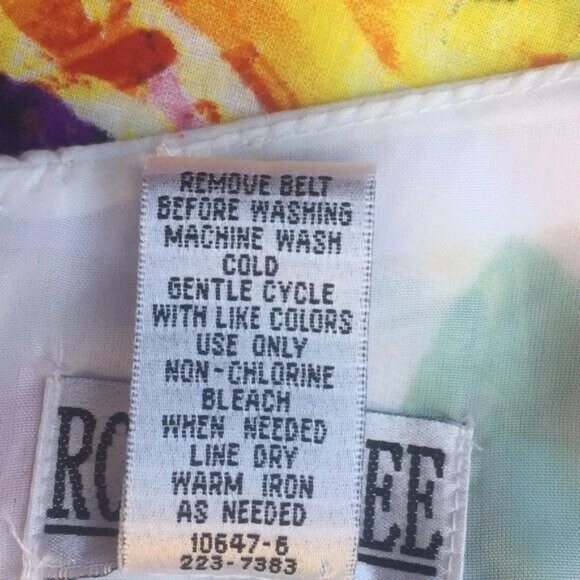 Robbie Bee Dress Yellow Floral Sleeveless Knee Length Size 12 - Picture 5 of 5